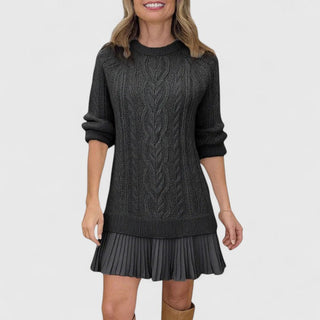 Women's Cable Knit Sweater Dress