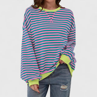 Women's Oversized Striped Sweater