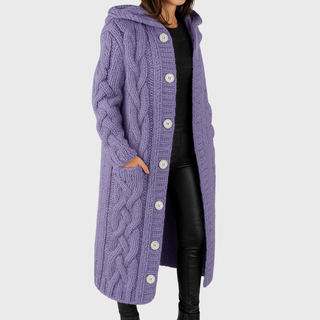 Women's Elegant Cosy Longline Coat