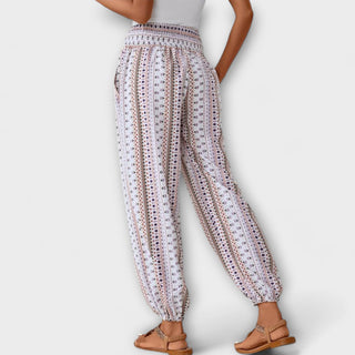 Women's Ethnic Print Wide-Leg Pants