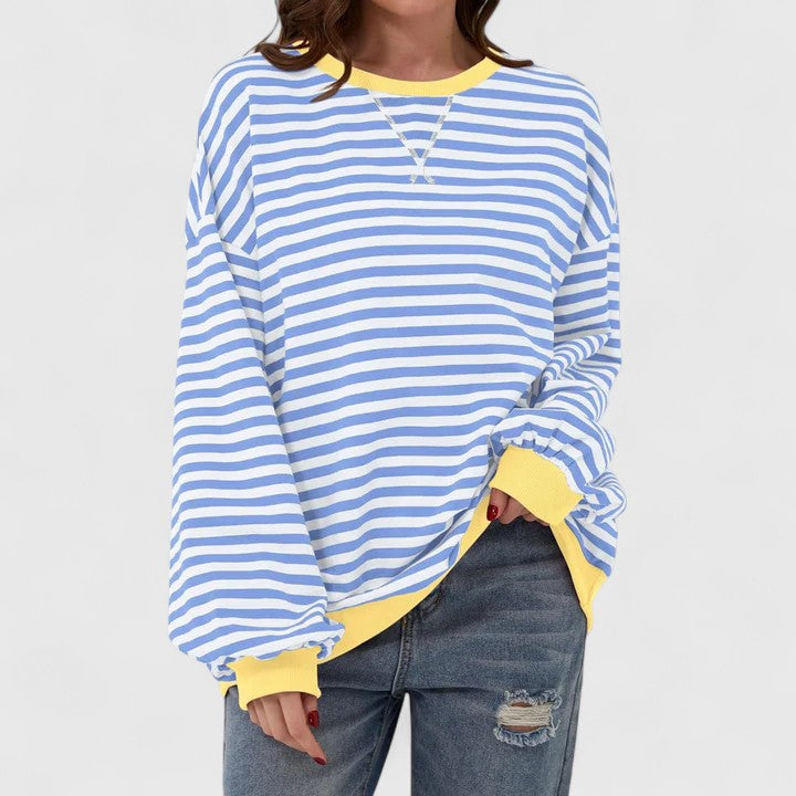 Women's Oversized Striped Sweater