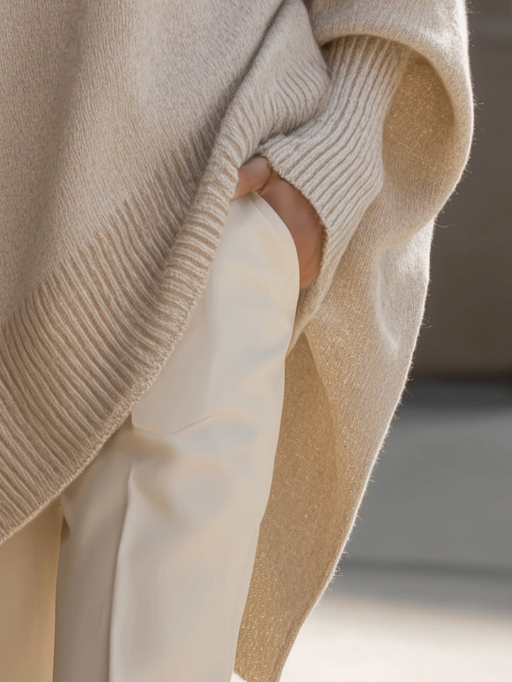 Women's Oversized Poncho Sweater