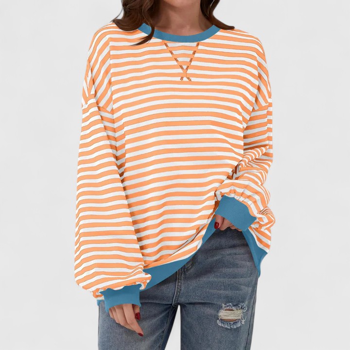 Women's Oversized Striped Sweater