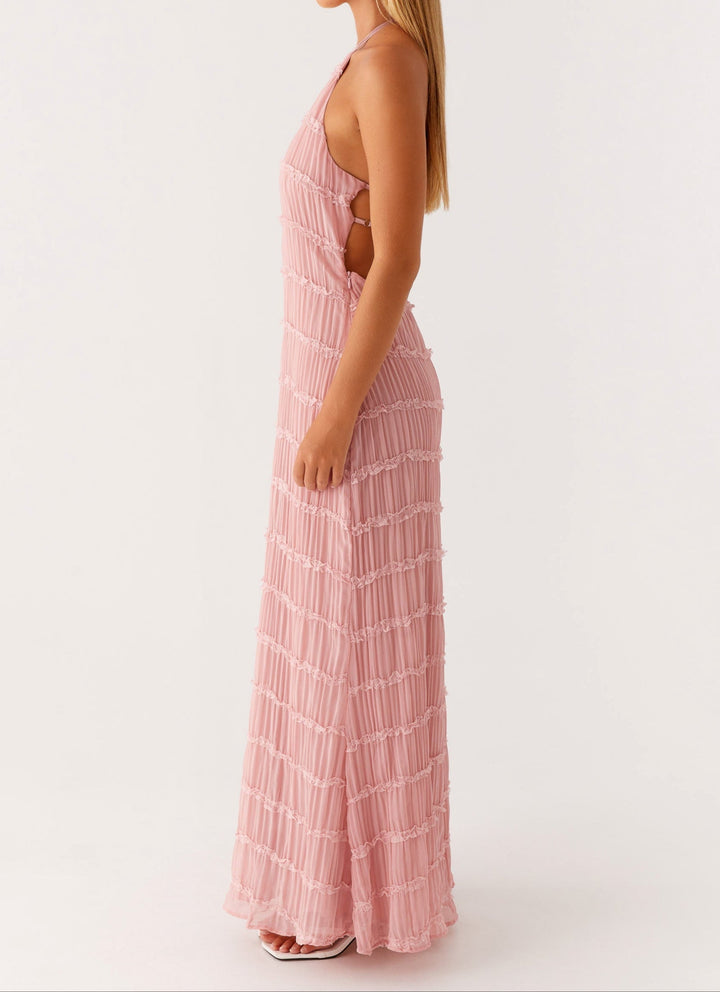 Women's Halter Maxi Dress