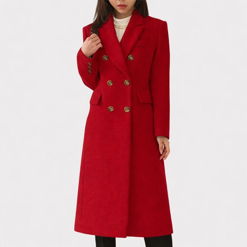 Women's Cozy Longline Winter Overcoat
