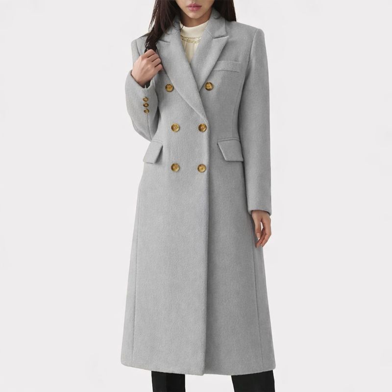 Women's Cozy Longline Winter Overcoat