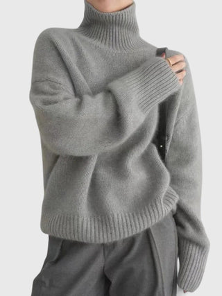 Women's Oversized Turtleneck Sweater