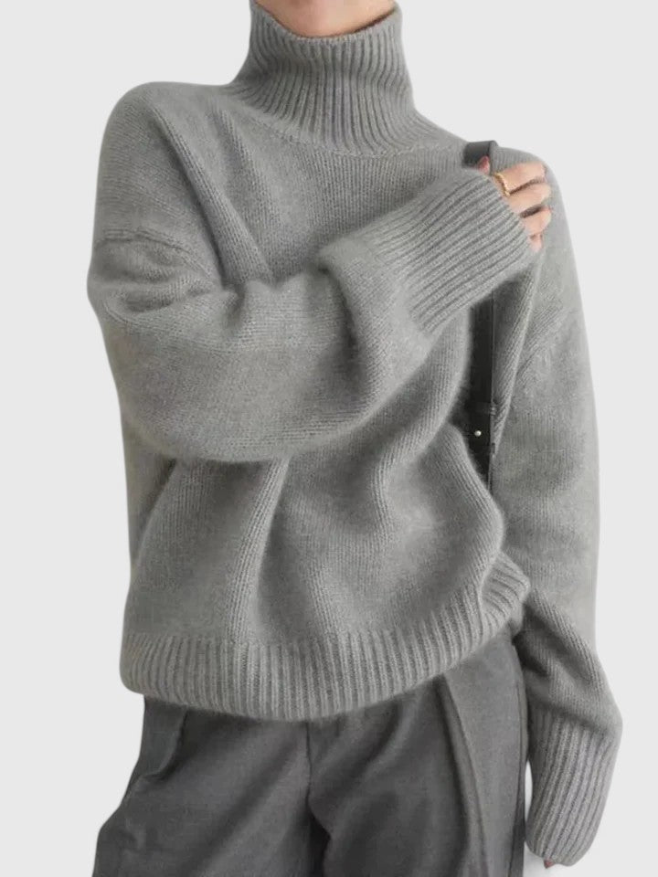 Women's Oversized Turtleneck Sweater