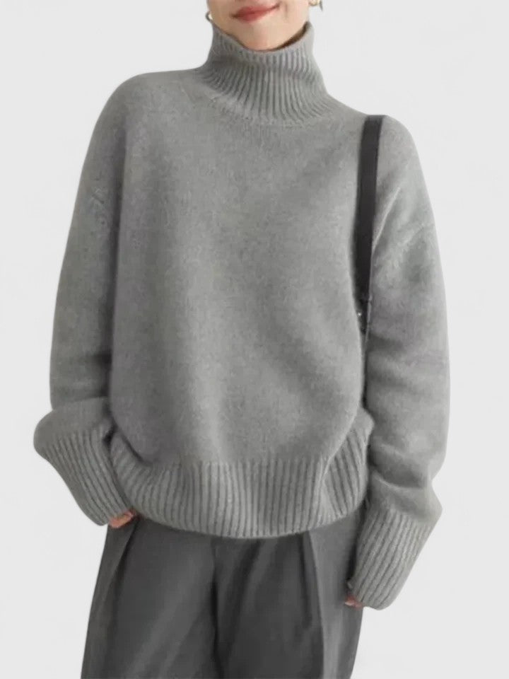 Women's Oversized Turtleneck Sweater