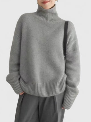 Women's Oversized Turtleneck Sweater
