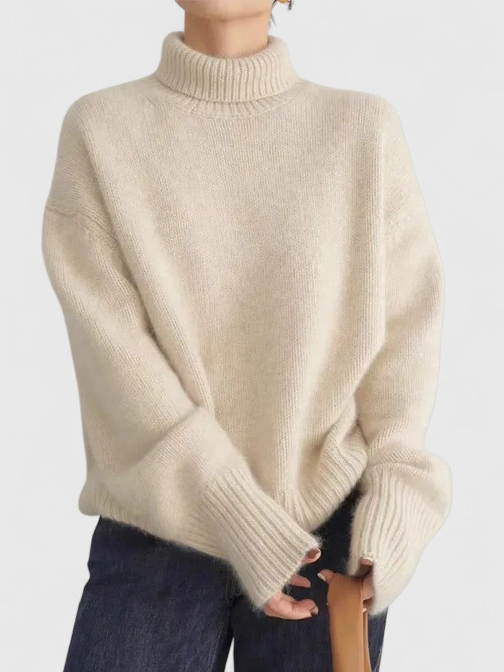Women's Oversized Turtleneck Sweater