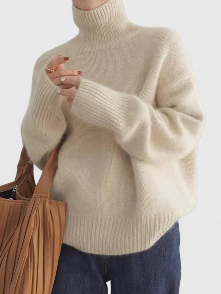 Women's Oversized Turtleneck Sweater