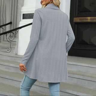 Women's Cable Knit Waterfall Cardigan
