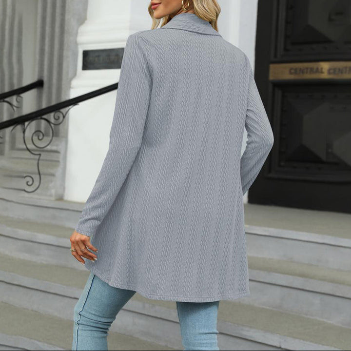 Women's Cable Knit Waterfall Cardigan