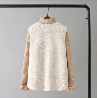 Women's Faux Shearling Sleeveless Cardigan Vest