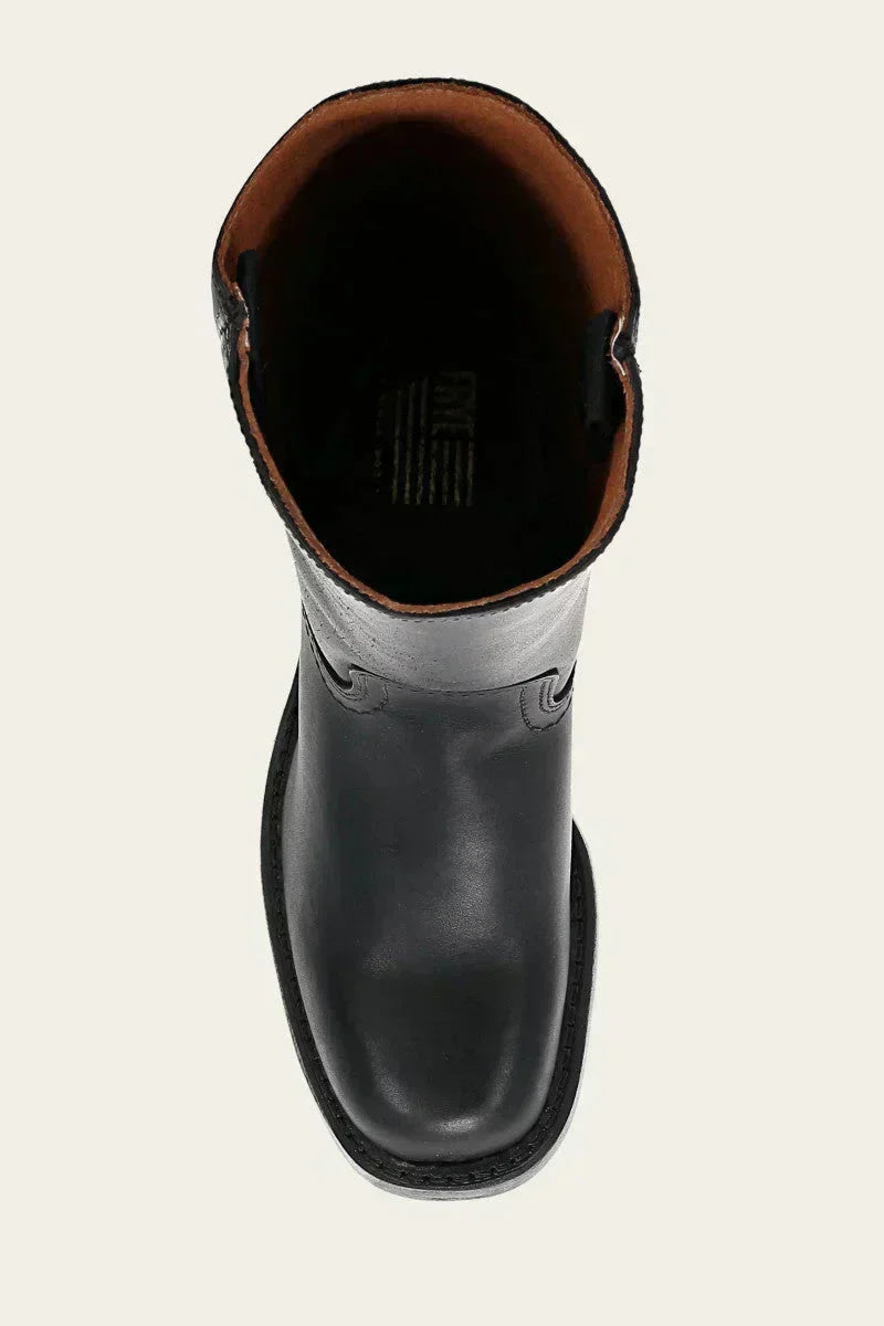 Women's Closed Toe Mid-Calf Heel Boots