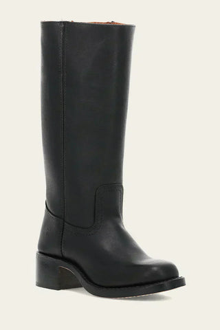 Women's Closed Toe Mid-Calf Heel Boots