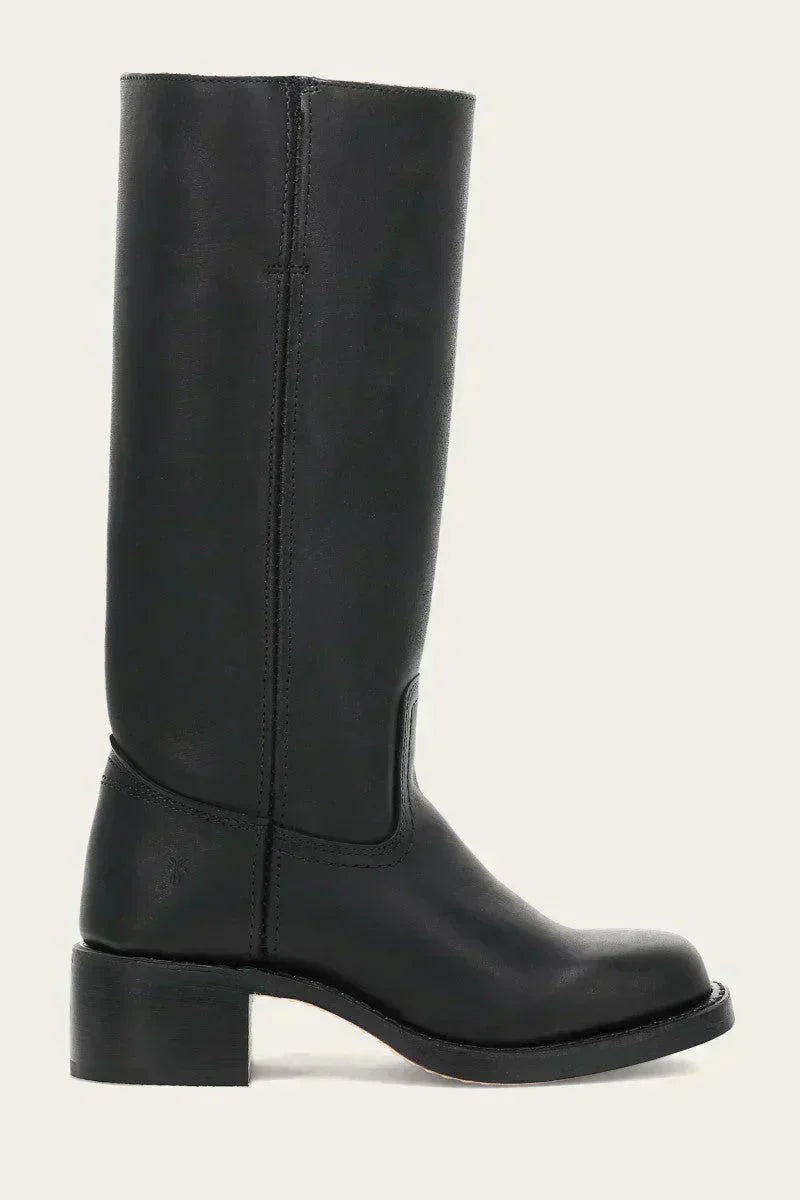 Women's Closed Toe Mid-Calf Heel Boots