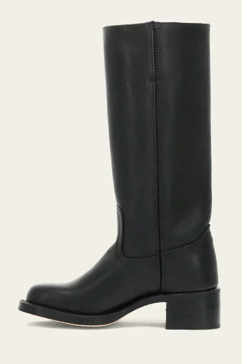 Women's Closed Toe Mid-Calf Heel Boots