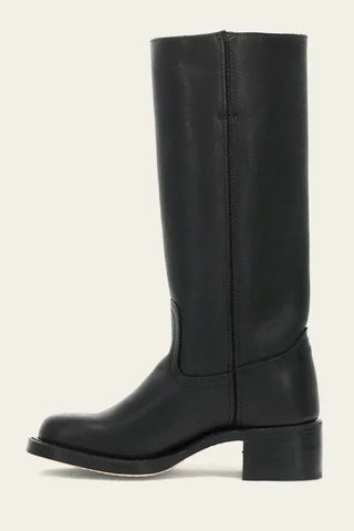 Women's Closed Toe Mid-Calf Heel Boots