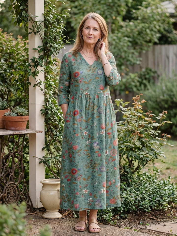 MARINA | FLORAL MAXI DRESS