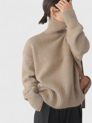 Women's Oversized Turtleneck Sweater