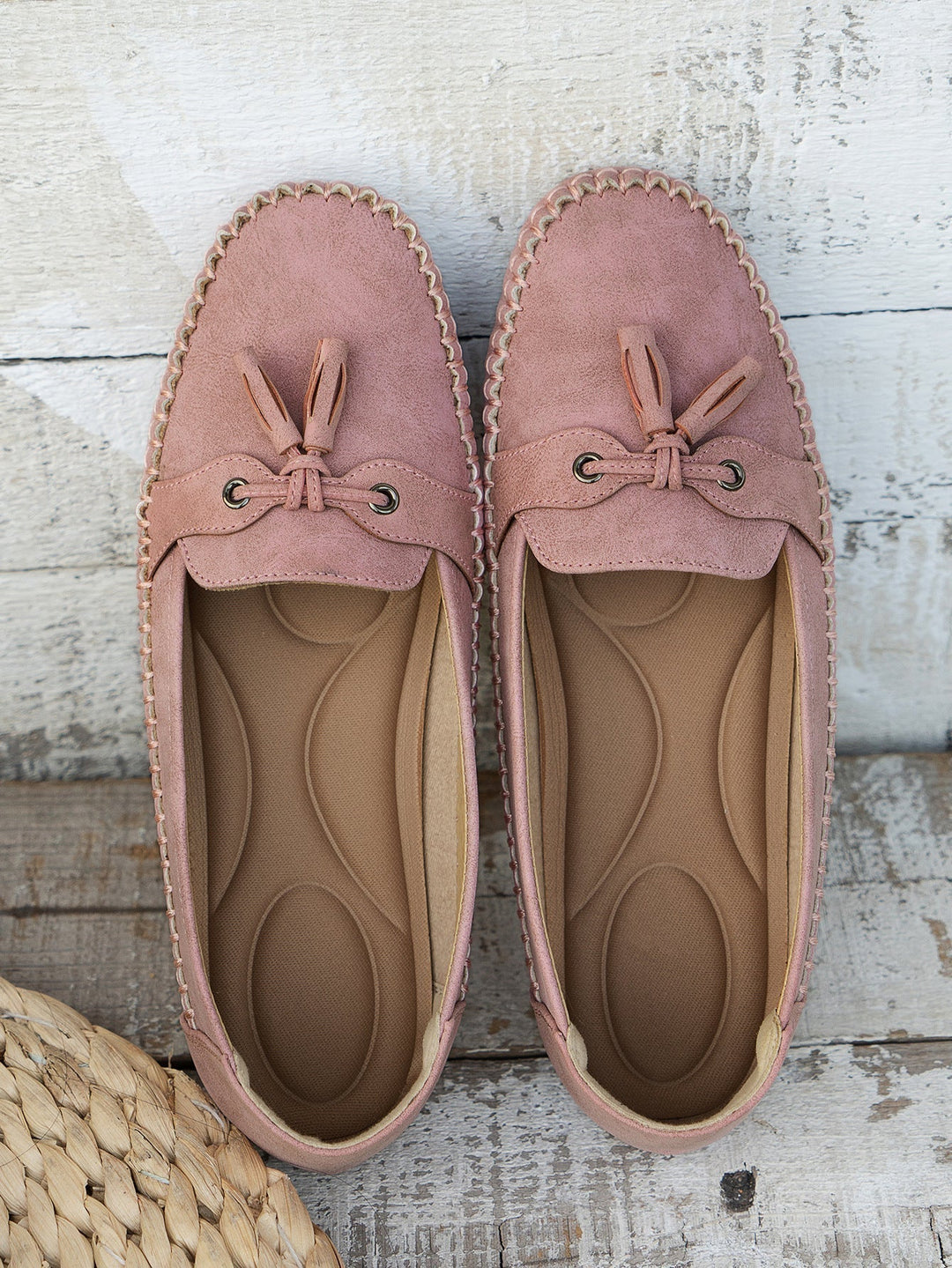 Women's Tassel Closed-Toe Loafers