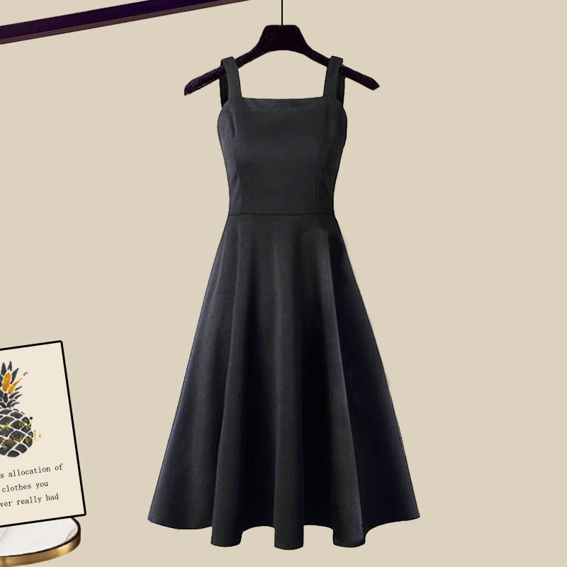 Women's Dress & Cropped Cardigan Set