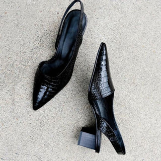 Women's Pointed Toe Slingback Flats