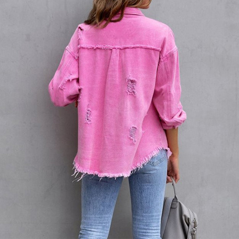 Women's Vintage-Inspired Casual Jacket