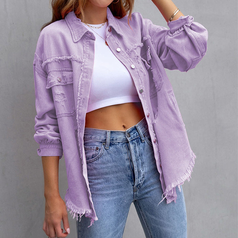 Women's Vintage-Inspired Casual Jacket