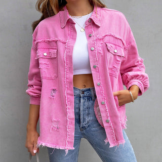 Women's Vintage-Inspired Casual Jacket