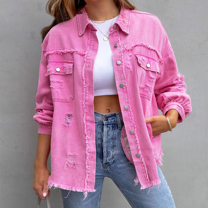 Women's Vintage-Inspired Casual Jacket