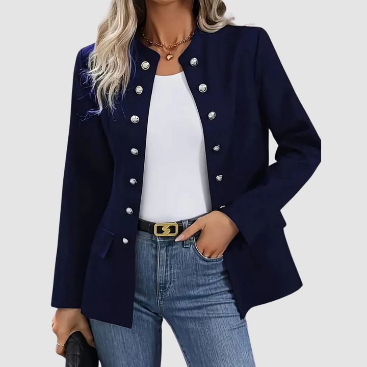 Women's Classic Buttoned Blazer