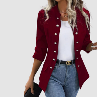 Women's Classic Buttoned Blazer