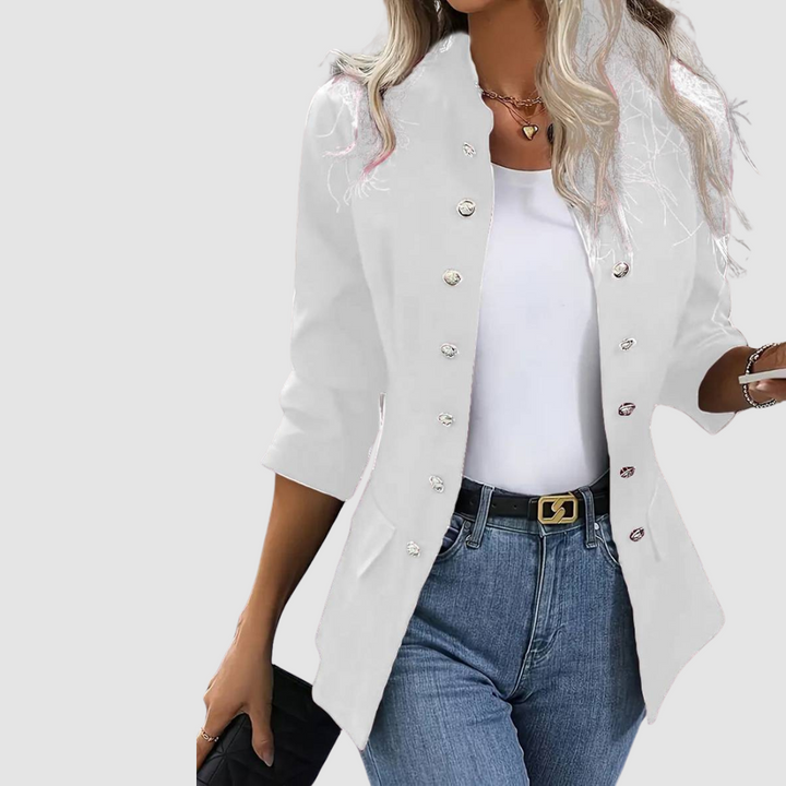 Women's Classic Buttoned Blazer