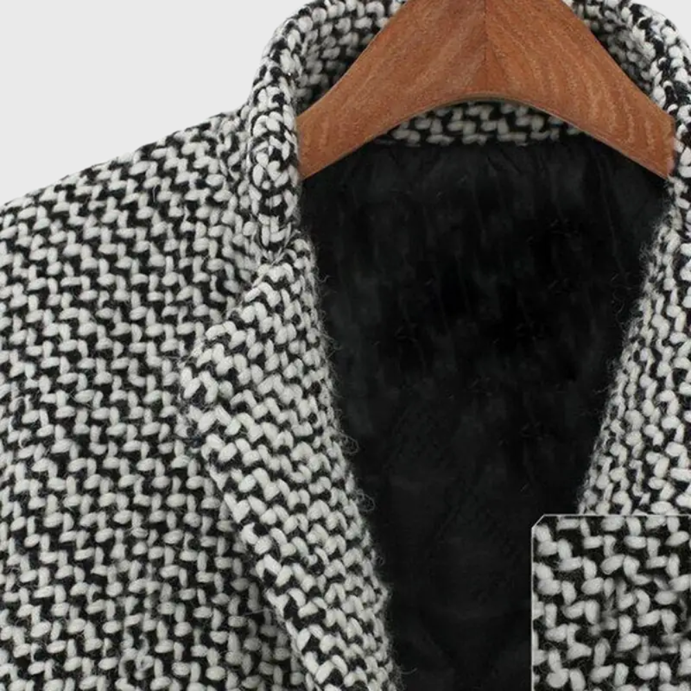 Women's Warm Grey Longline Winter Coat