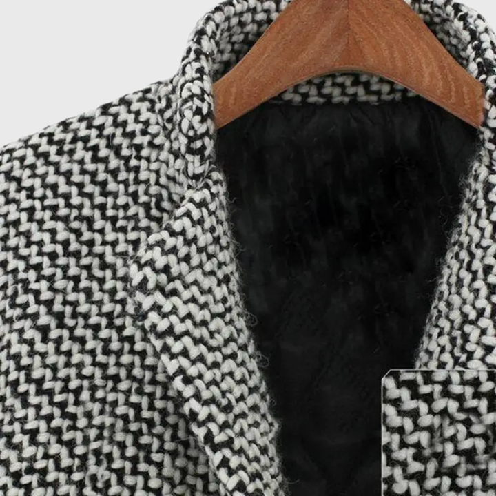 Women's Warm Grey Longline Winter Coat