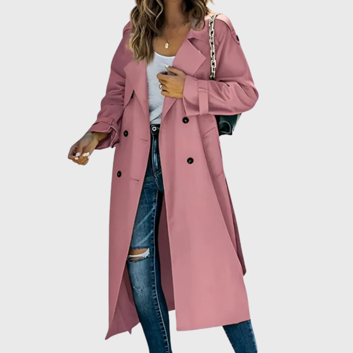 Women's Lightweight Belted Trench Coat