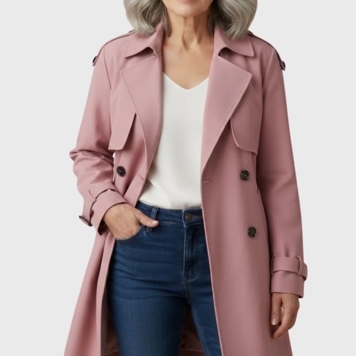 Women's Lightweight Belted Trench Coat