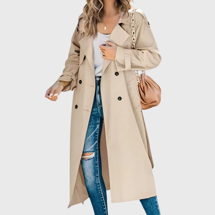 Women's Lightweight Belted Trench Coat