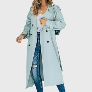Women's Lightweight Belted Trench Coat