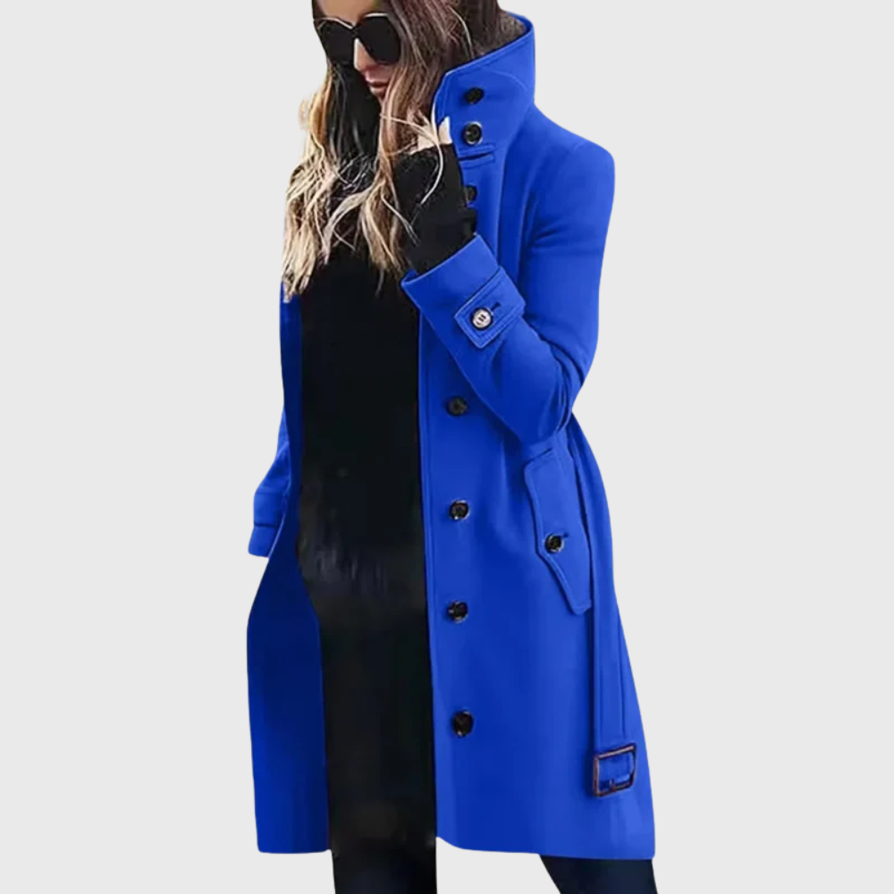 Women's Water-Repellent Long Trench Coat