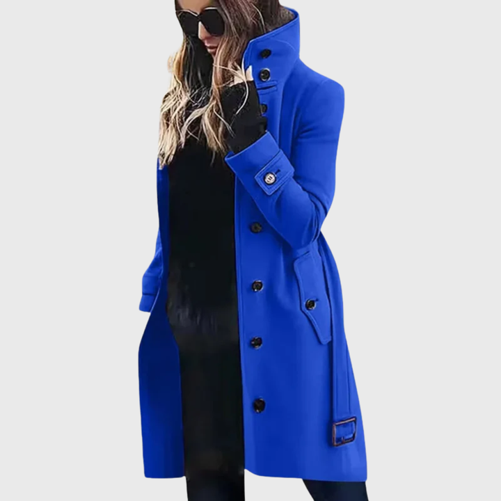 Women's Water-Repellent Long Trench Coat