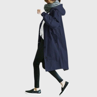Women's Waterproof Belted Trench Coat