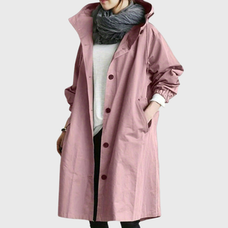 Women's Waterproof Belted Trench Coat