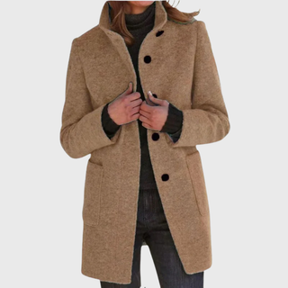 Women's Flattering Belted Overcoat