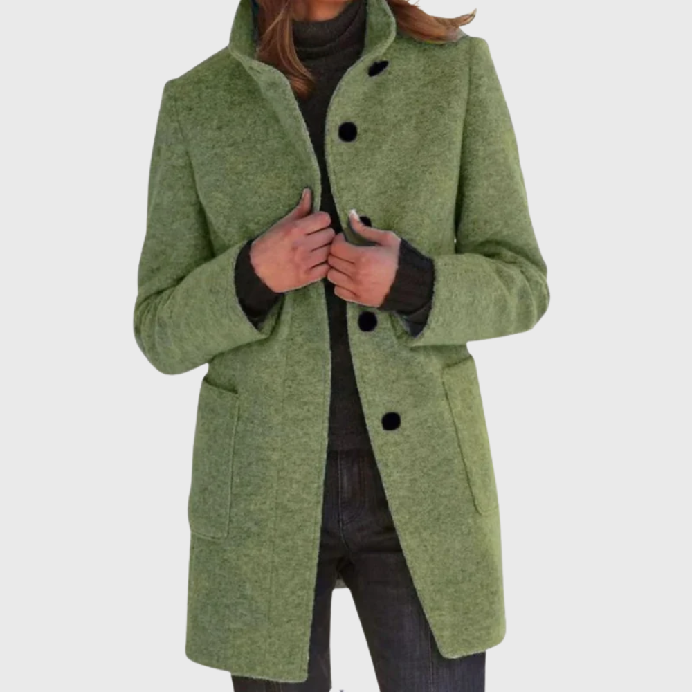 Women's Flattering Belted Overcoat