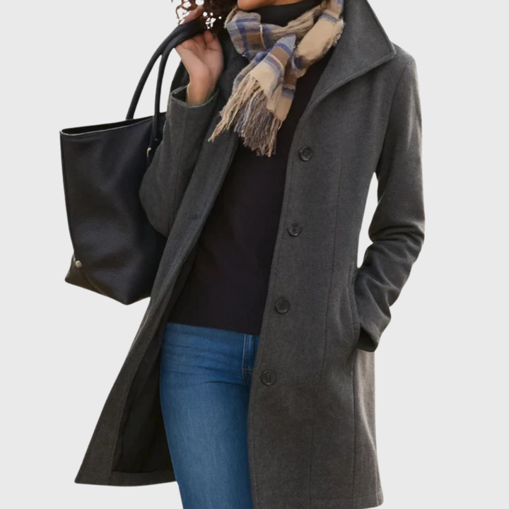 Women's Flattering Longline Coat