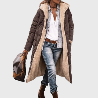 Women's Reversible Padded Puffer Coat